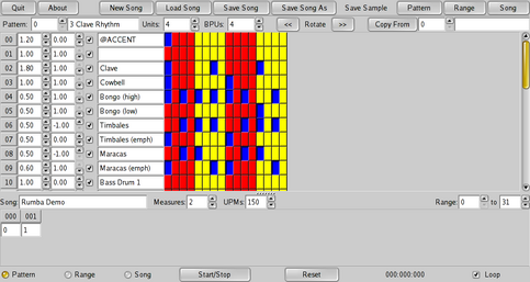 Python drum store machine